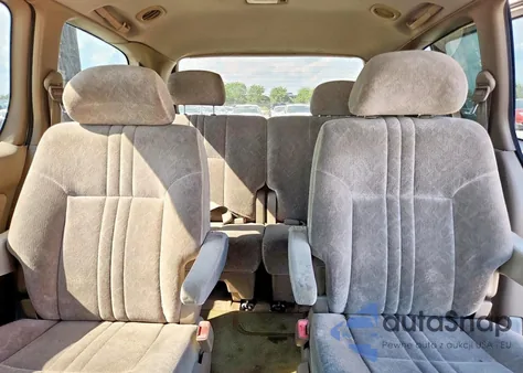 2000 Toyota Sienna Le из США, поврежденный, VIN 4T3ZF13C1YU251134